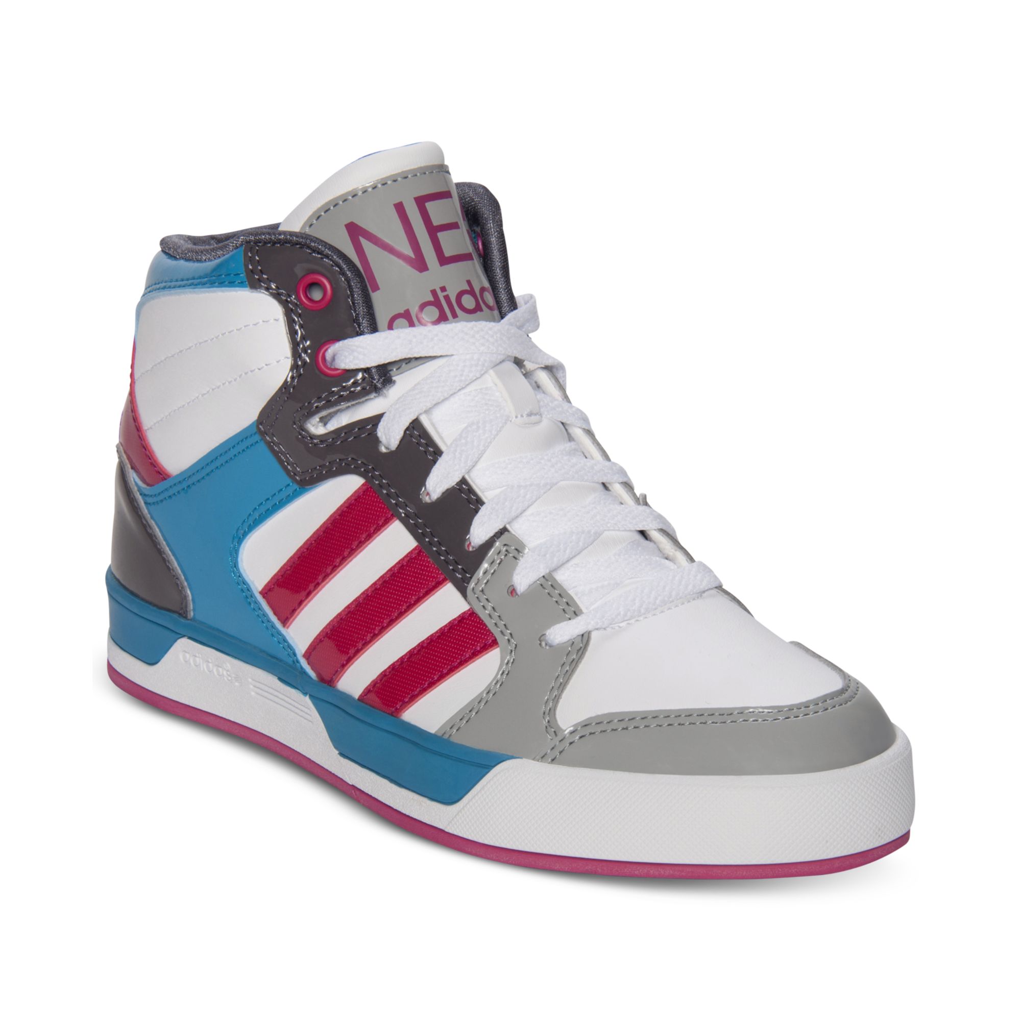Adidas Bbneo Raleigh Mid Casual Sneakers in Multicolor (RUNNING WHITE ...