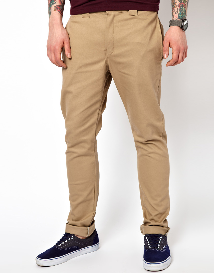 Lyst - Pepe Jeans Dickies Chinos Skinny Fit in Brown for Men