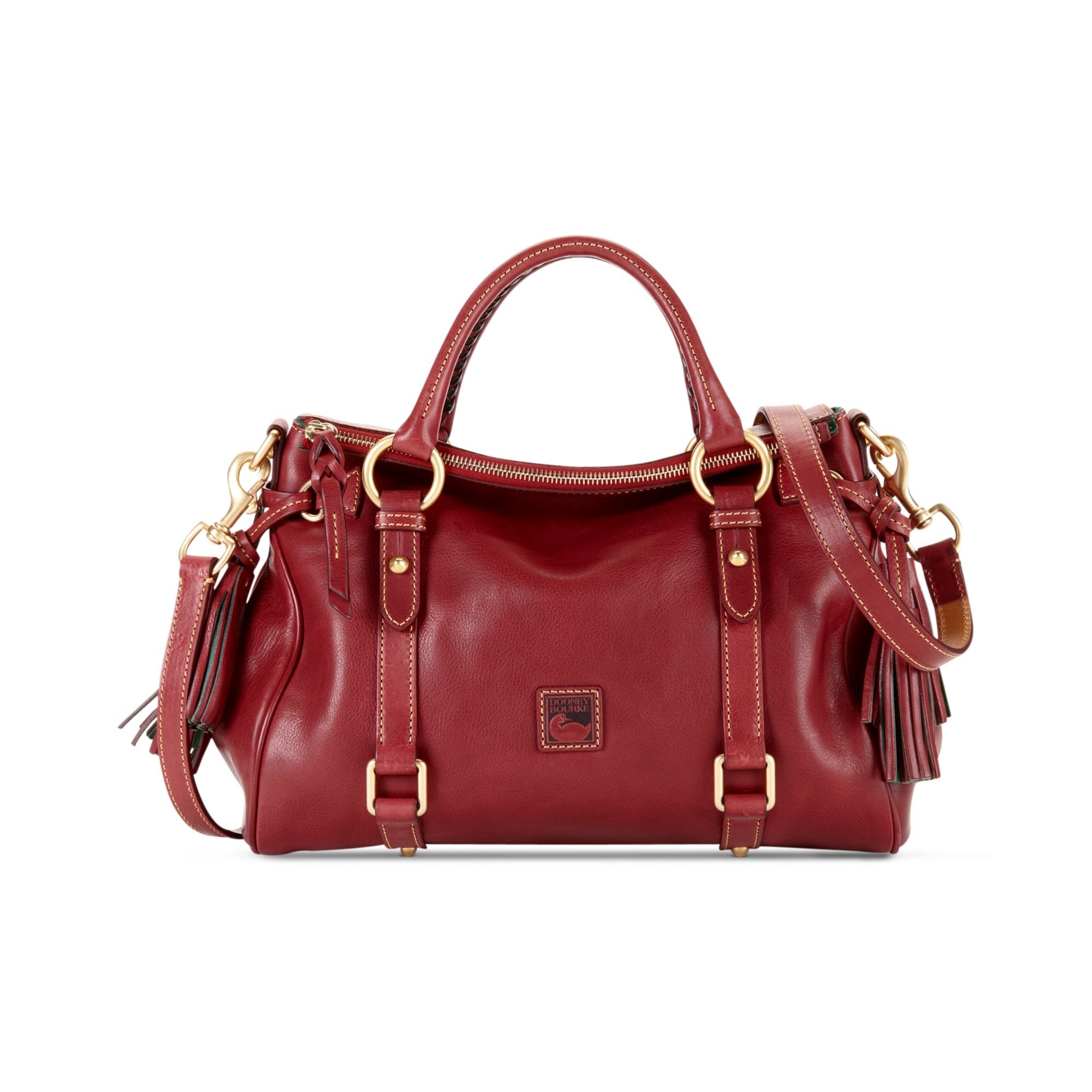 Dooney & bourke Florentine Vachetta Small Satchel in Red | Lyst