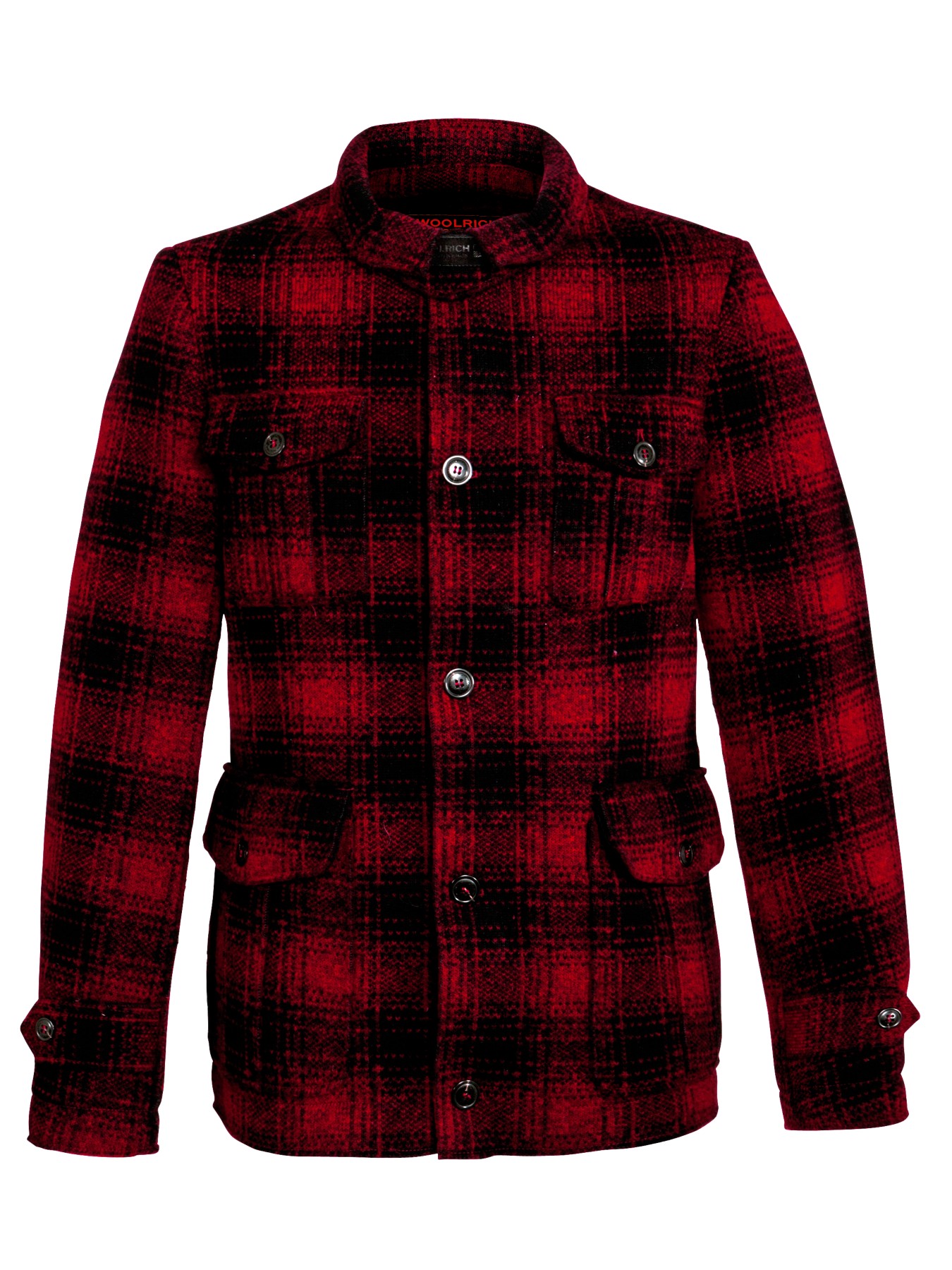 Woolrich Mackenzie Wool Hunting Jacket in Red for Men (Red/Black) | Lyst
