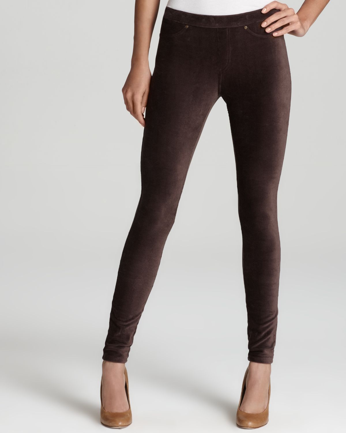 Hue Corduroy Leggings in Brown (Espresso) | Lyst