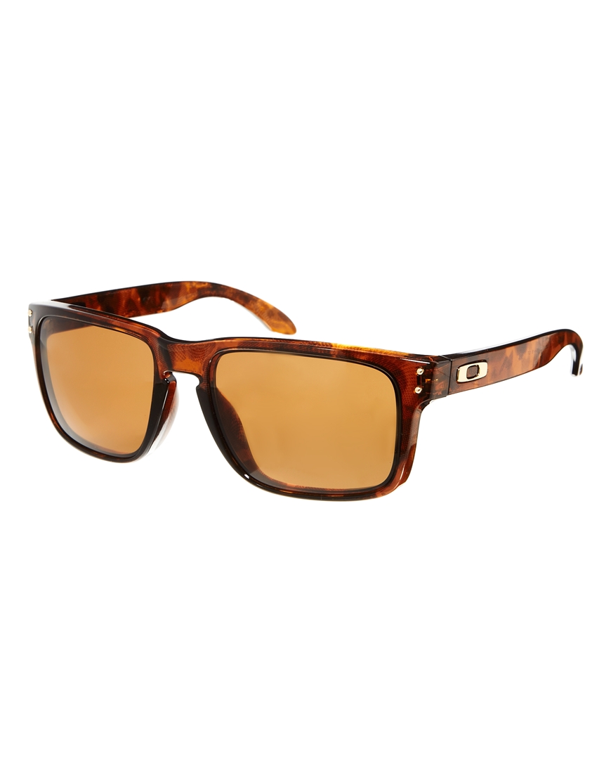 Oakley Frogskin Wayfarer With Polarized Lenses Sunglasses In Brown For 