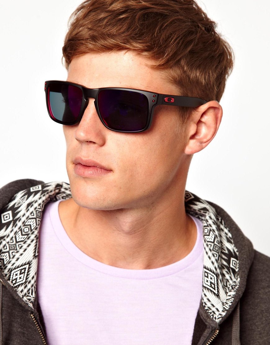 Lyst Asos Oakley Holbrook Sunglasses In Black For Men 