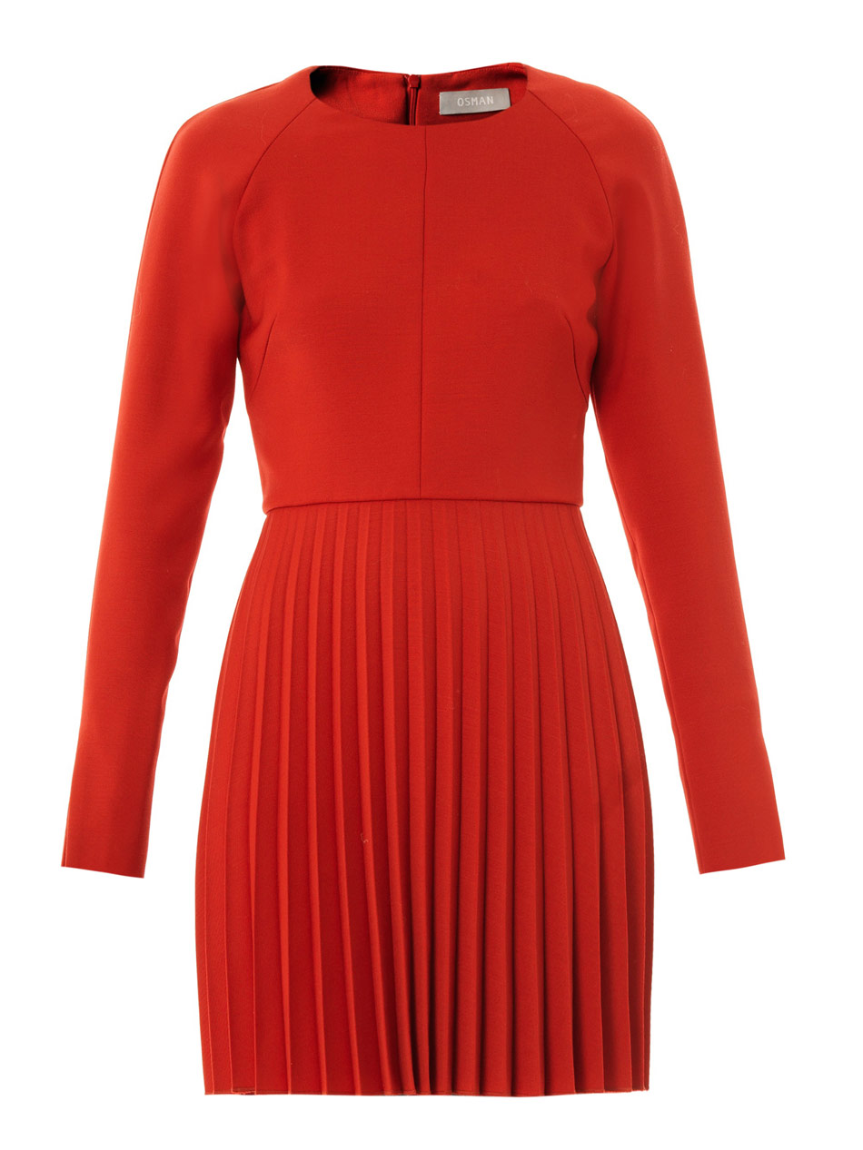 to wear - Red dress wool video Looks - Red dress wool video