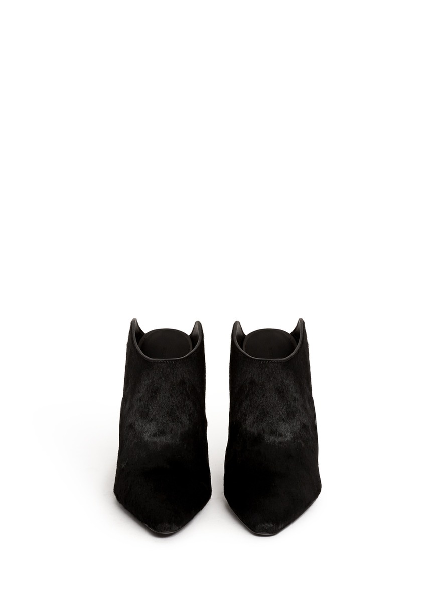 backless ankle boots