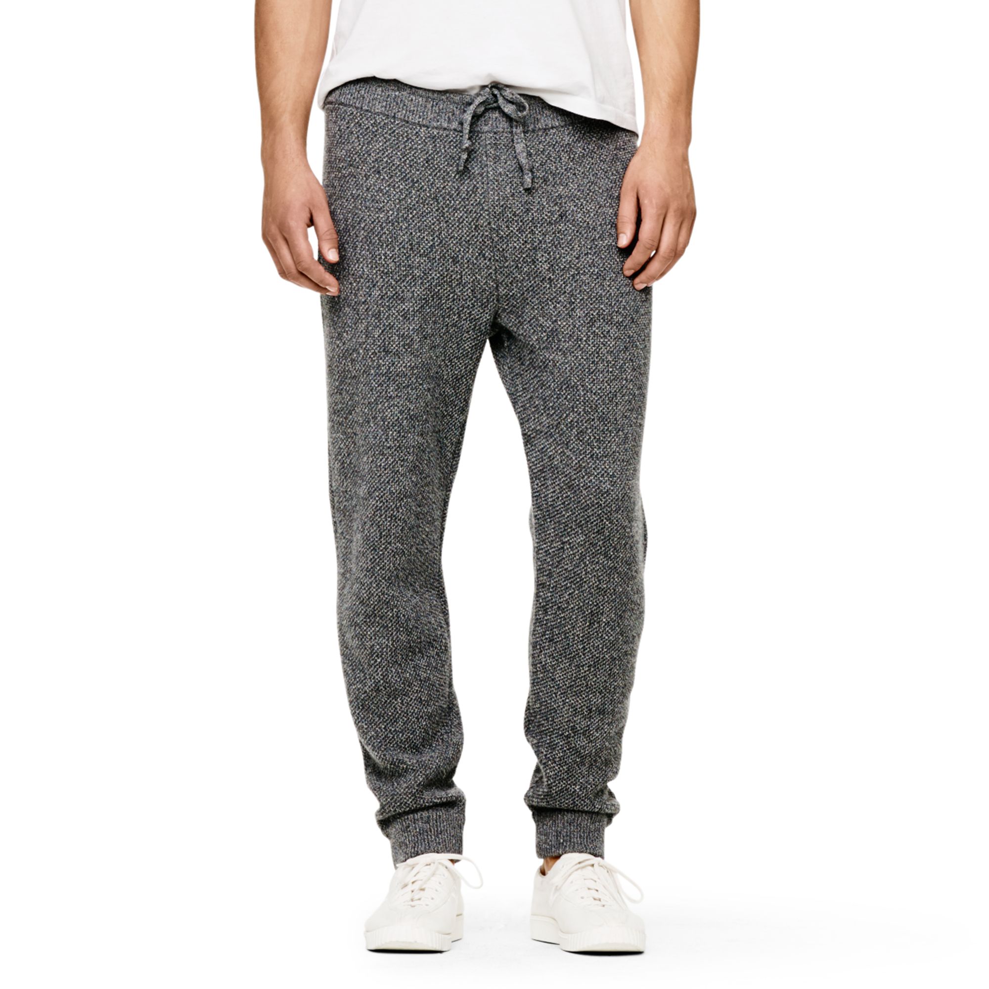 Lyst - Club monaco Cashmere Waffle Pant in Gray for Men