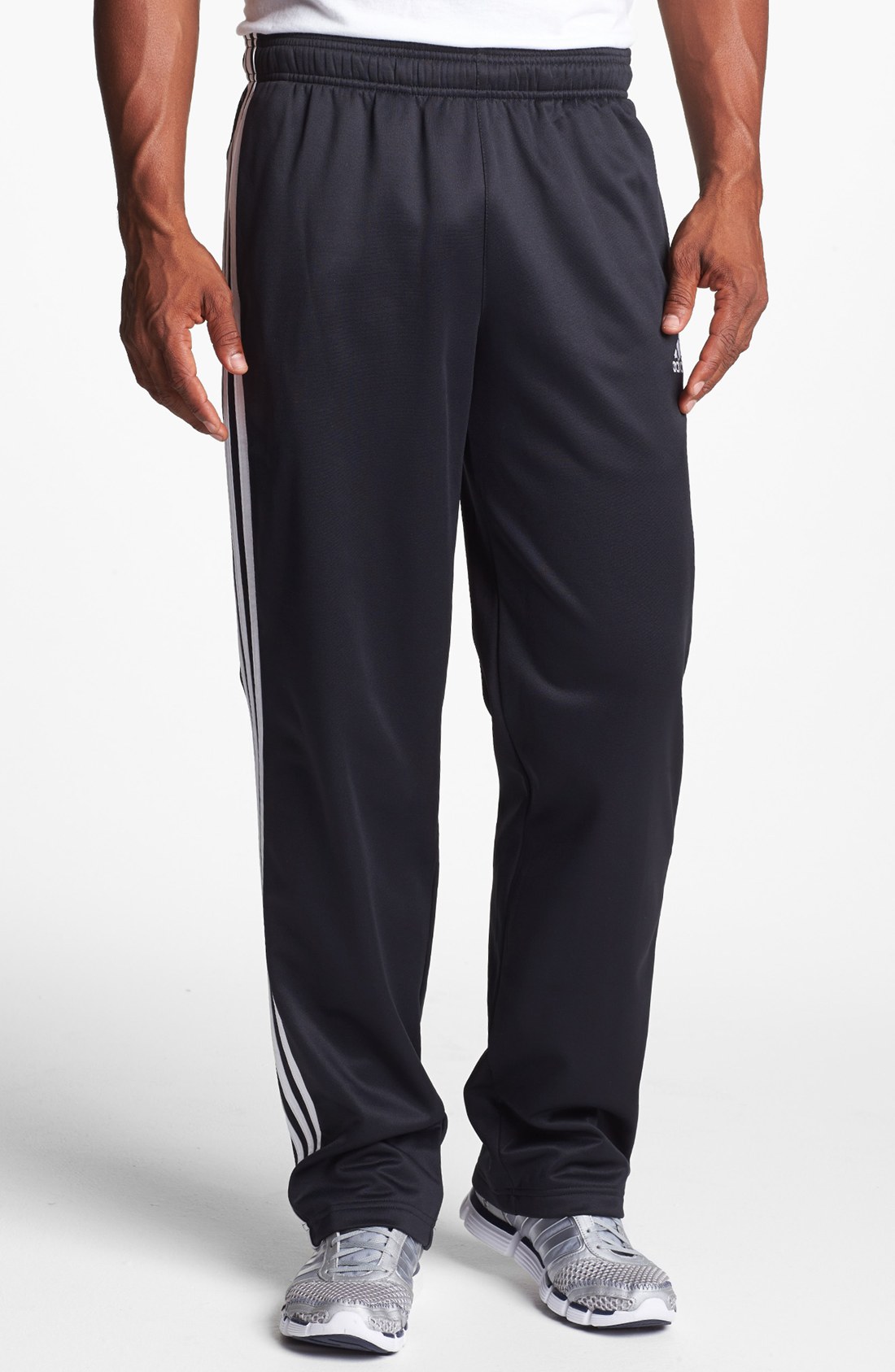 Adidas Ultimate Track Pants in Black for Men (Black/ White) | Lyst