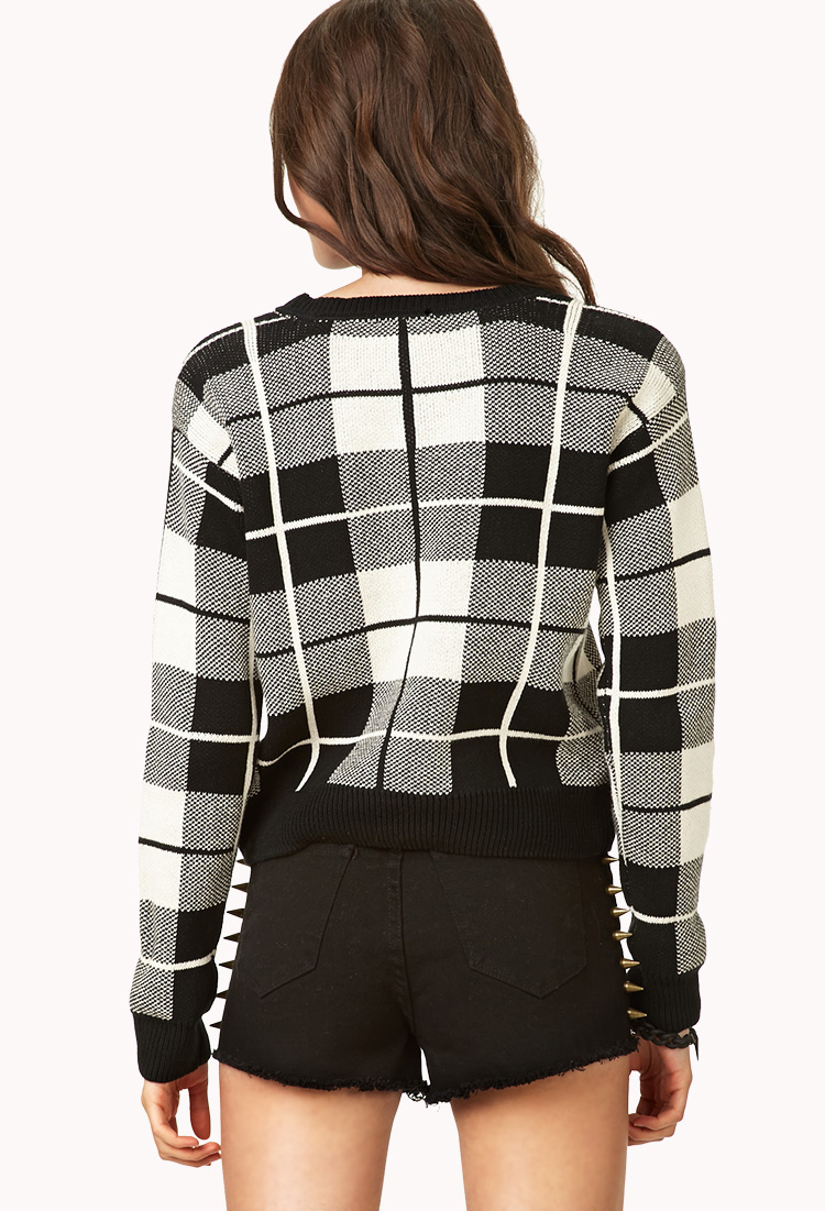 forever 21 white sweater
