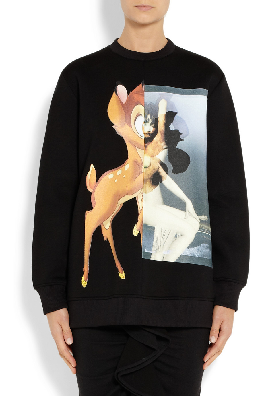 Lyst - Givenchy Bambi Print Sweatshirt in Black