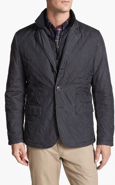 Rainforest Quilted Blazer in Gray for Men (Charcoal) | Lyst