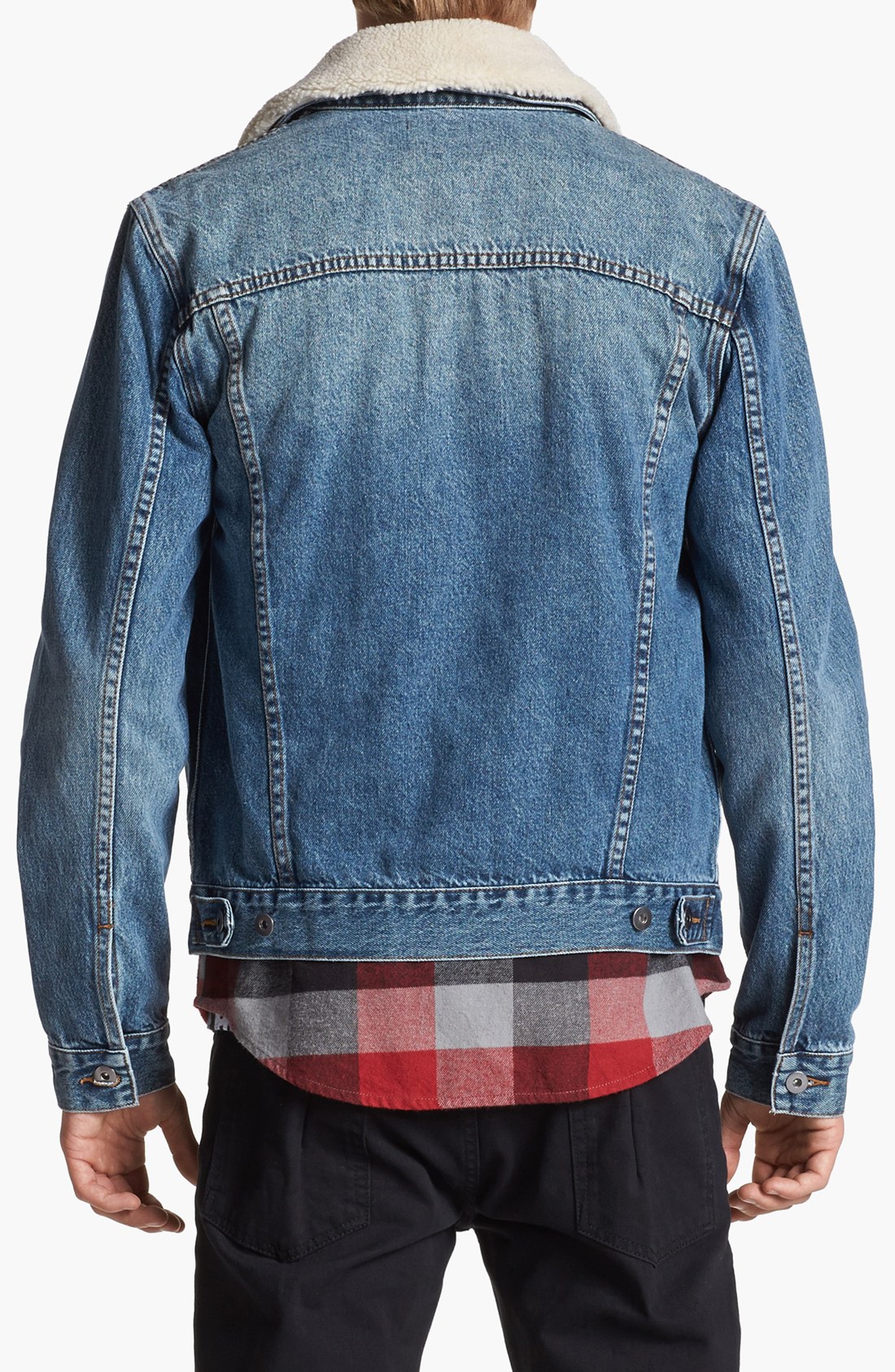 Topman Denim Bomber Jacket In Blue For Men Lyst 