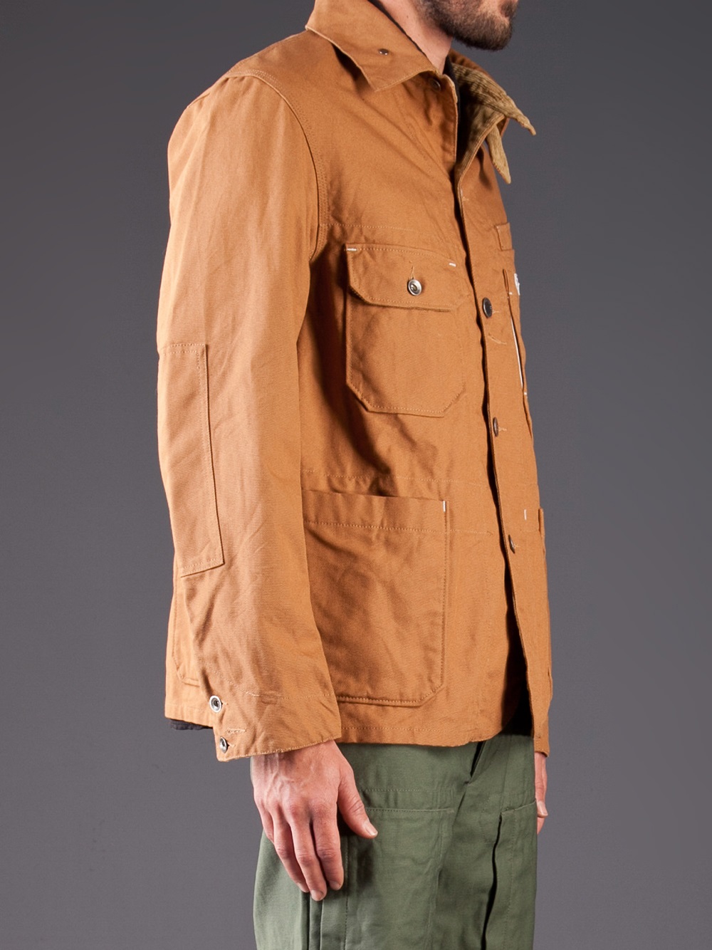 Lyst - Engineered Garments Coverall Jacket in Brown for Men