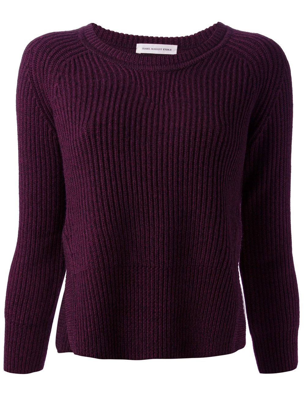 Lyst - Étoile Isabel Marant Ribbed Sweater in Purple