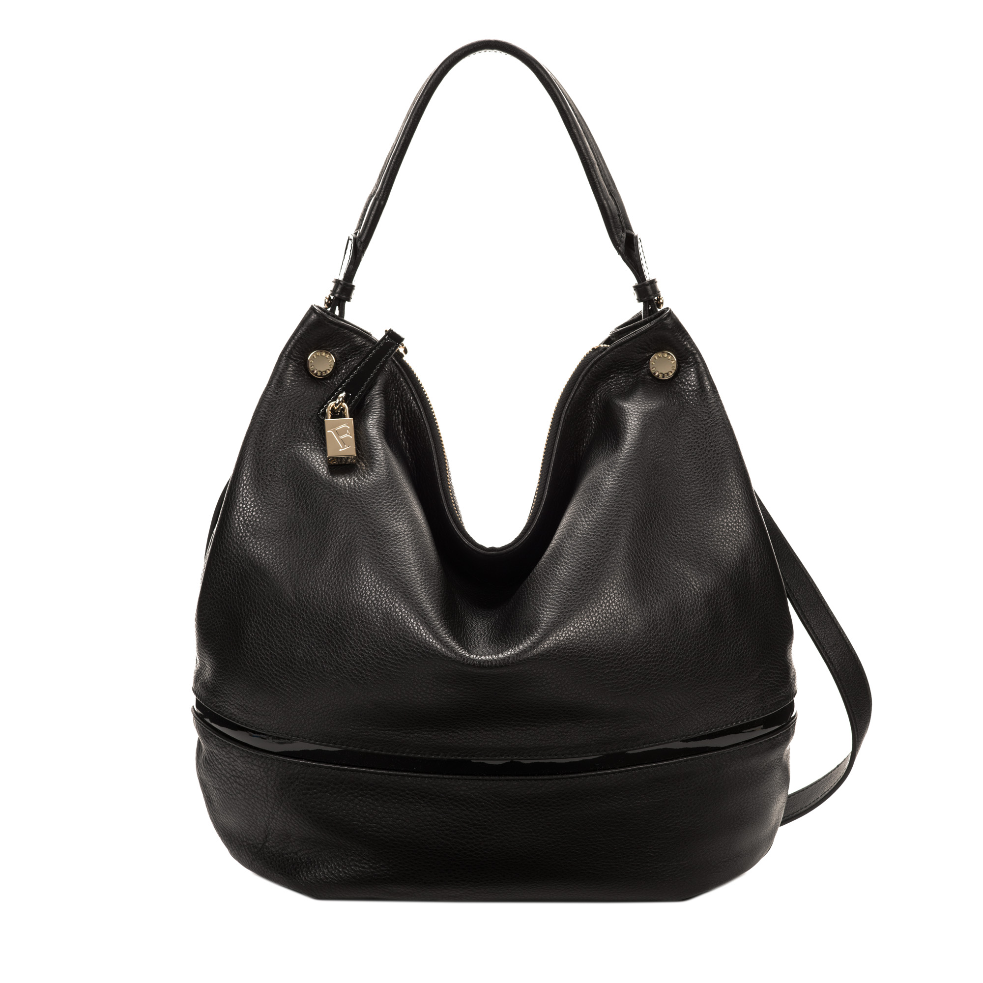 Furla Montmartre Hobo Bag in Black (onyx) | Lyst