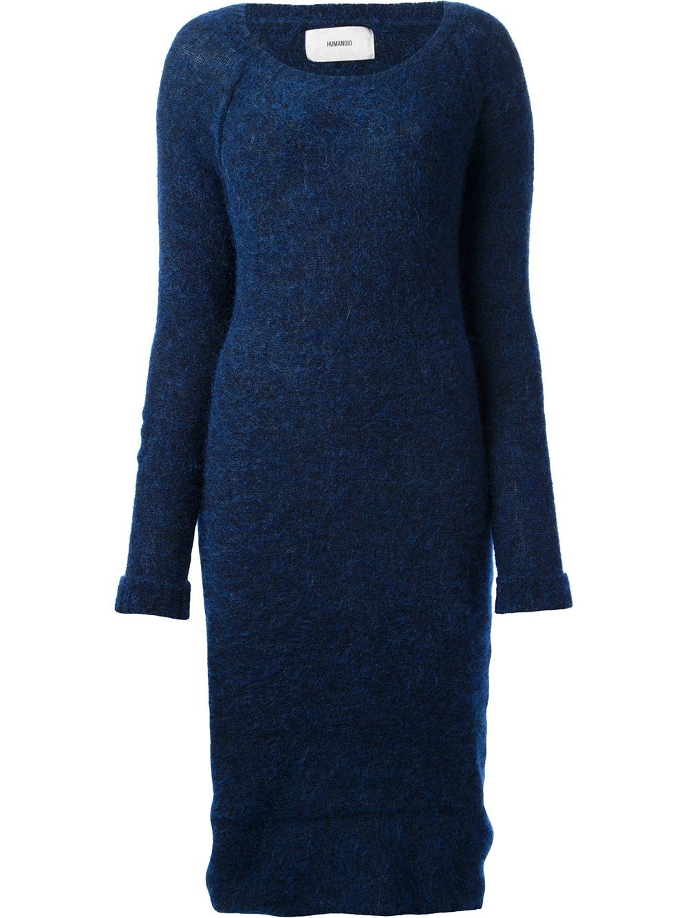 Lyst - Humanoid Claam Chunky Knit Dress in Blue