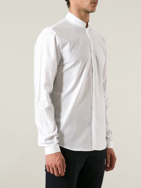 Melindagloss Button Up Shirt in White for Men | Lyst