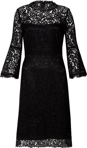 Goat Pandora Lace Dress in Black | Lyst