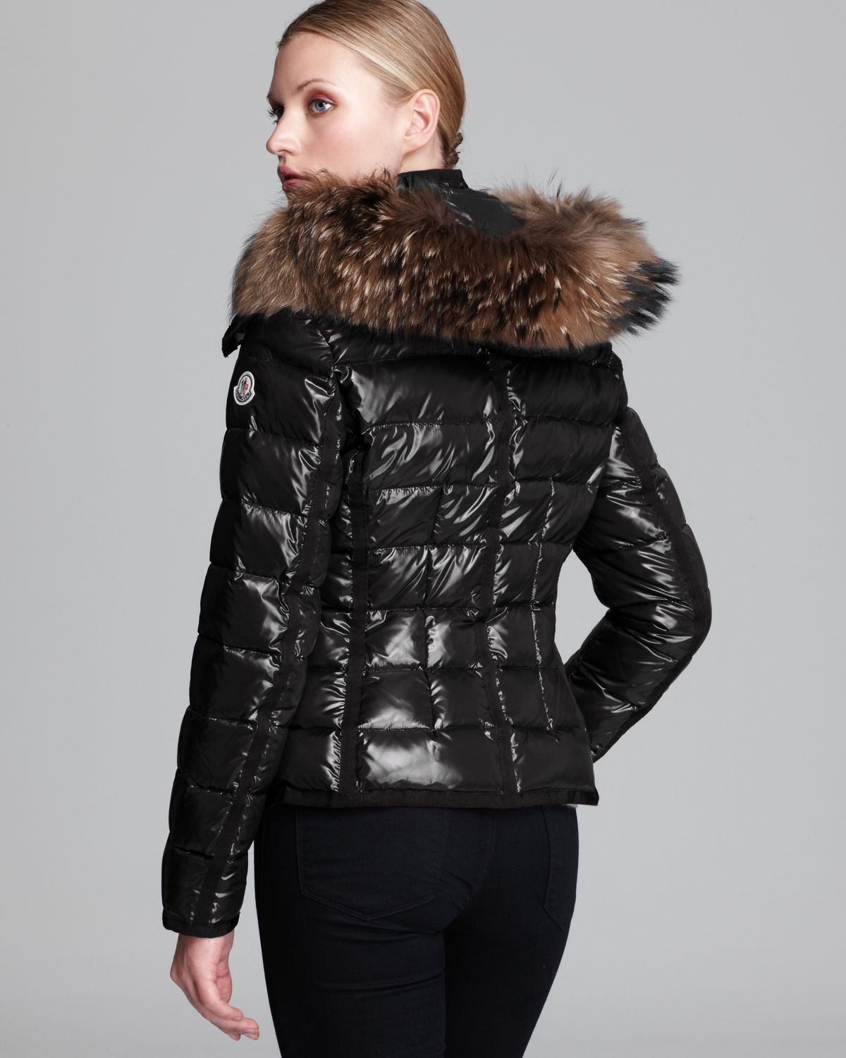 Lyst - Moncler Jacket - Armco Short Quilted Down in Black