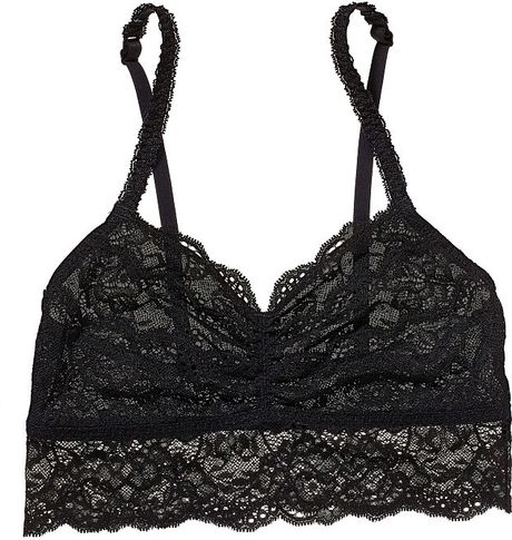 Victoria's Secret Lace Bralette in Black | Lyst