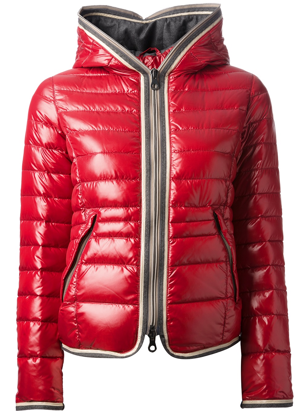 Lyst - Duvetica Puffer Jacket in Red