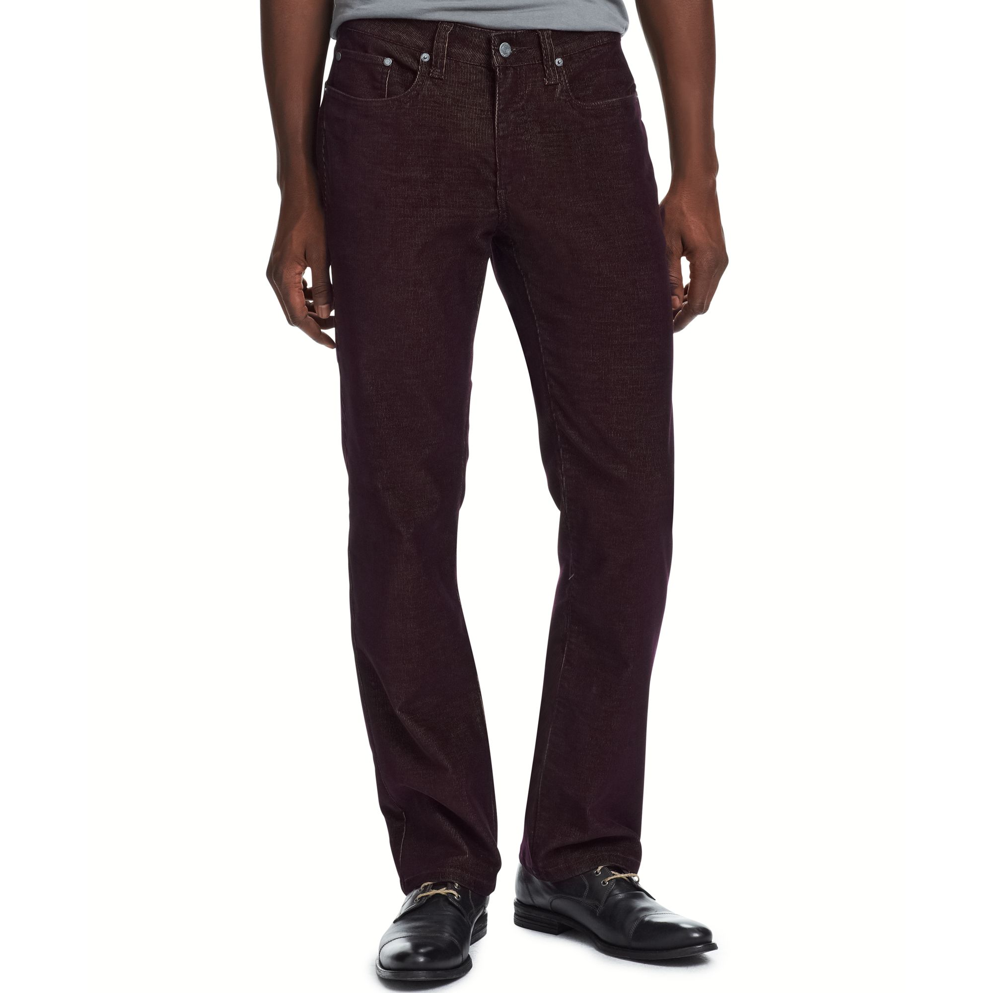 Kenneth cole reaction Two Tone Corduroy Pant in Brown for Men | Lyst