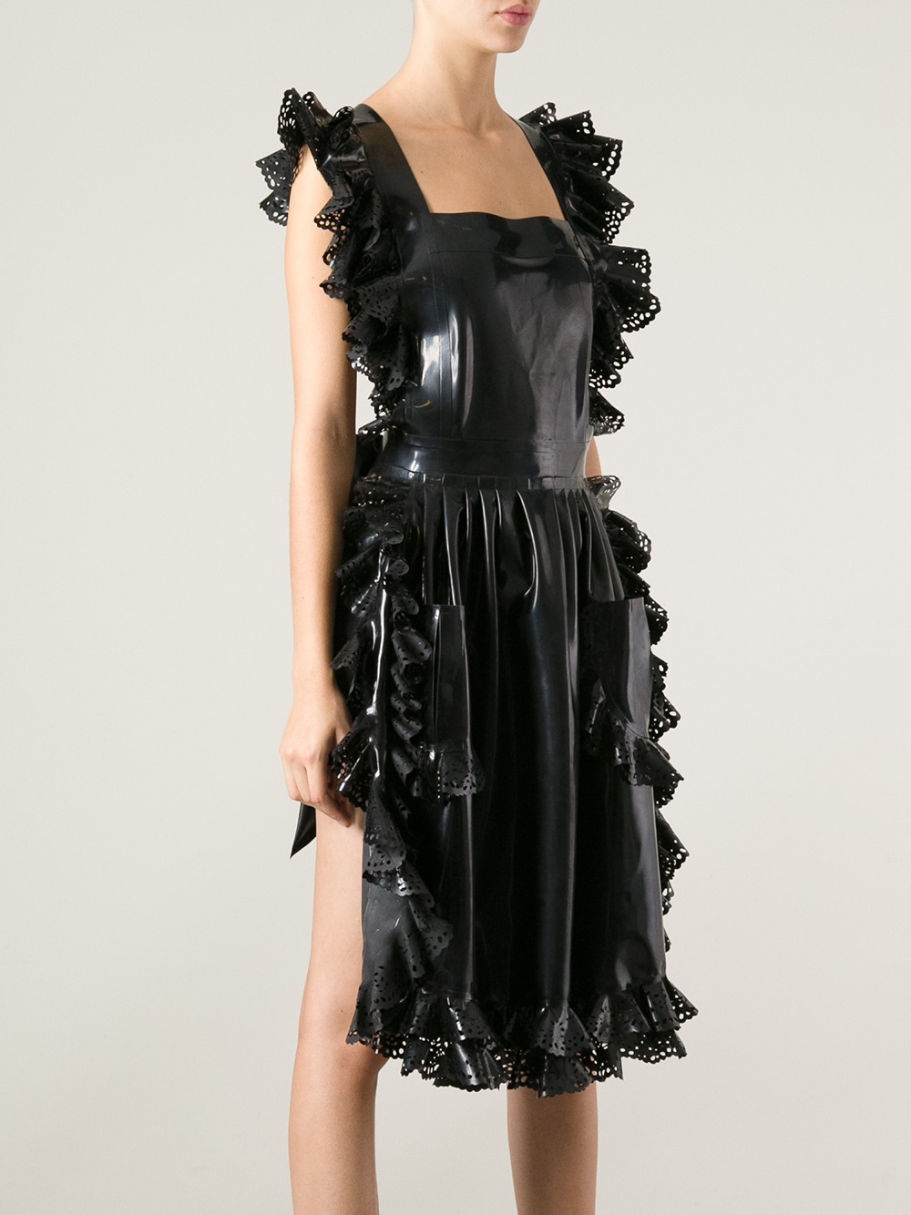 Lyst Meadham Kirchhoff Rubber Apron in Black