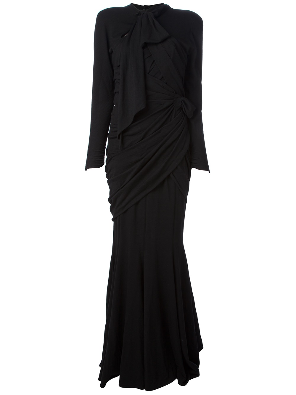 Thierry Mugler Evening Gown in Black | Lyst