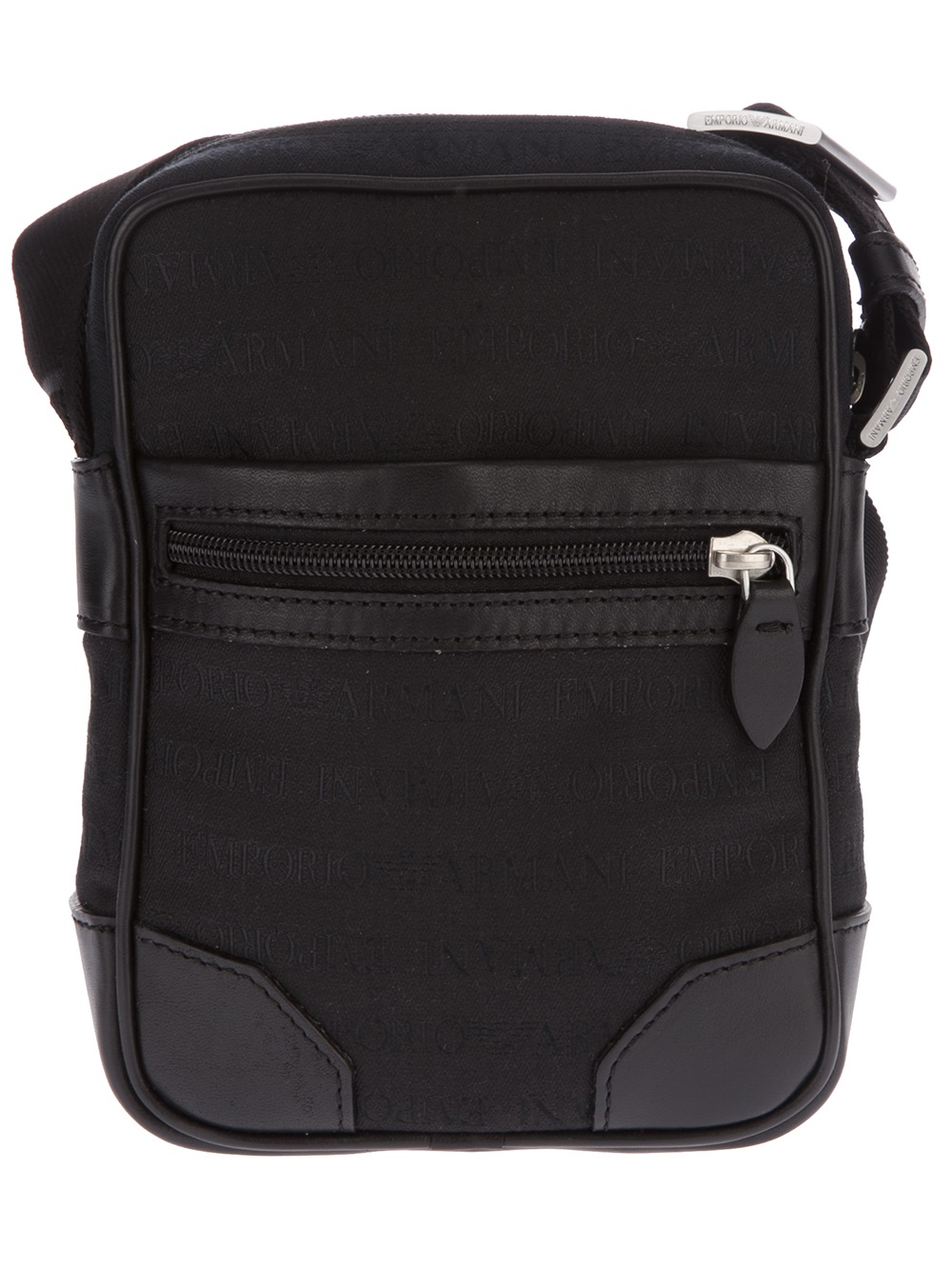 Emporio Armani Small Shoulder Bag in Black for Men | Lyst