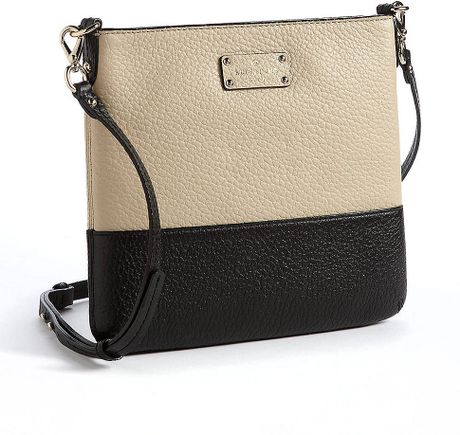 Kate Spade Grove Court Cora Leather Crossbody Bag in Beige | Lyst