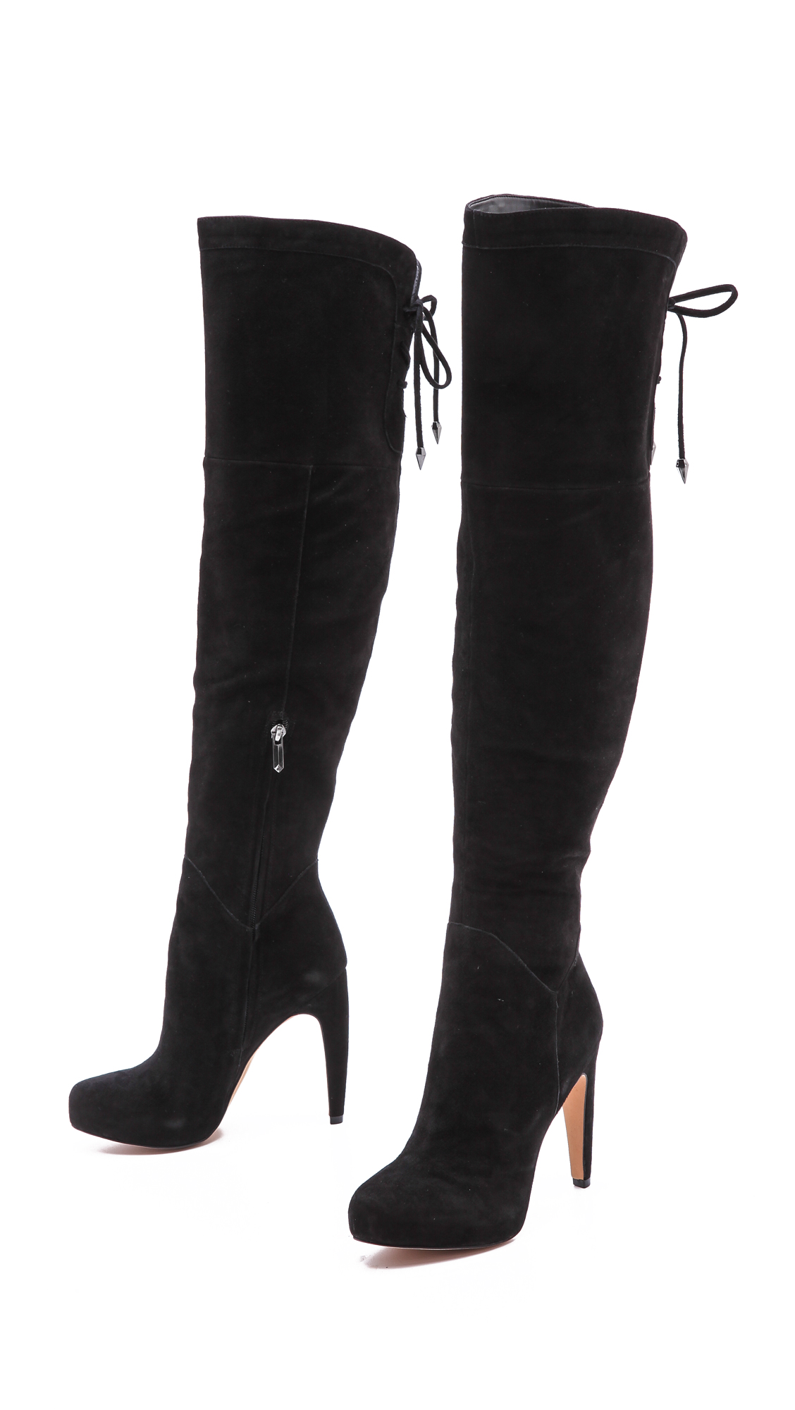 Lyst - Sam edelman Kayla Over The Knee Boots in Black