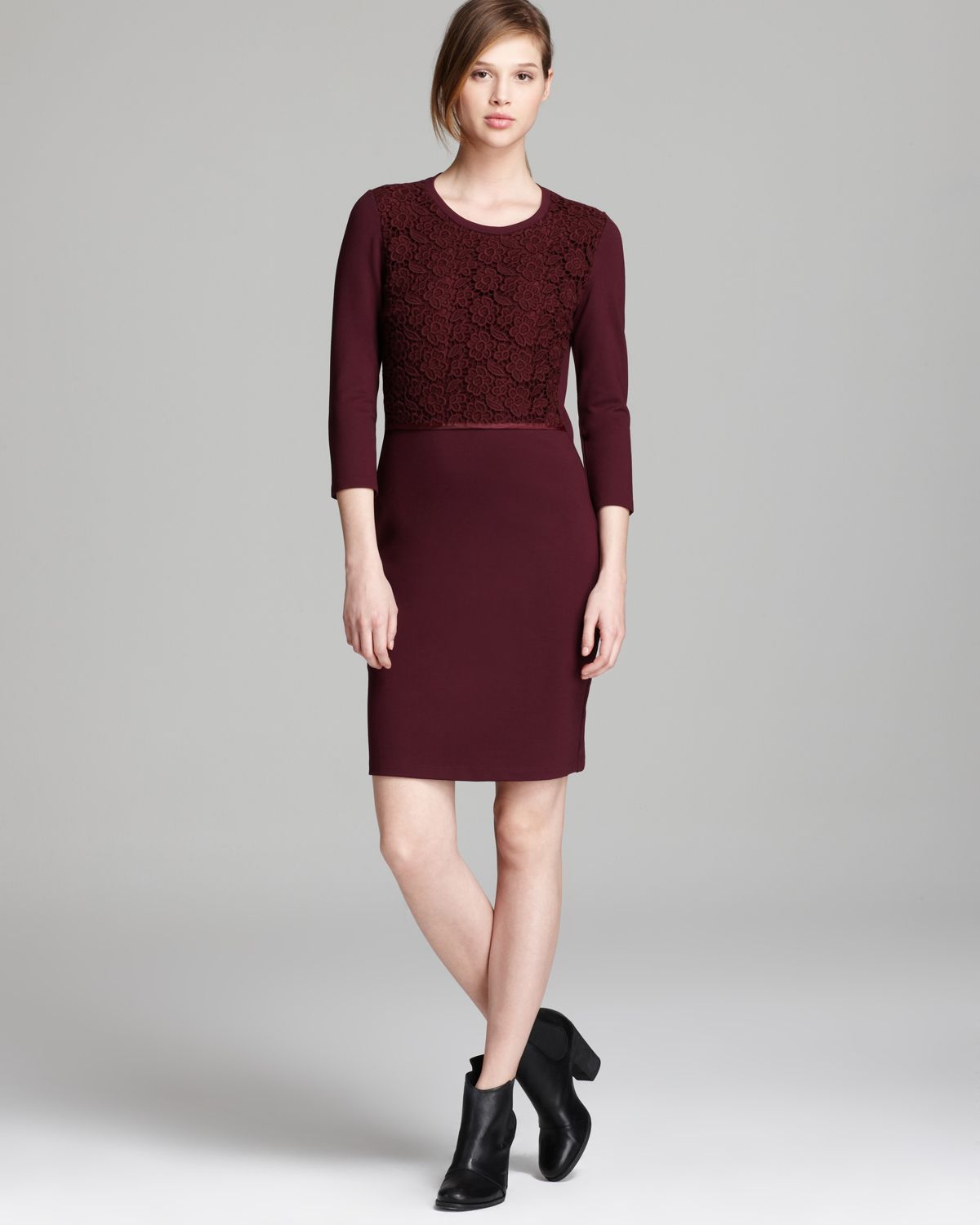 wool knee length dress Wool Dress – Soft, Breathable & Versatile Merino Wool Midi Dress main image 0