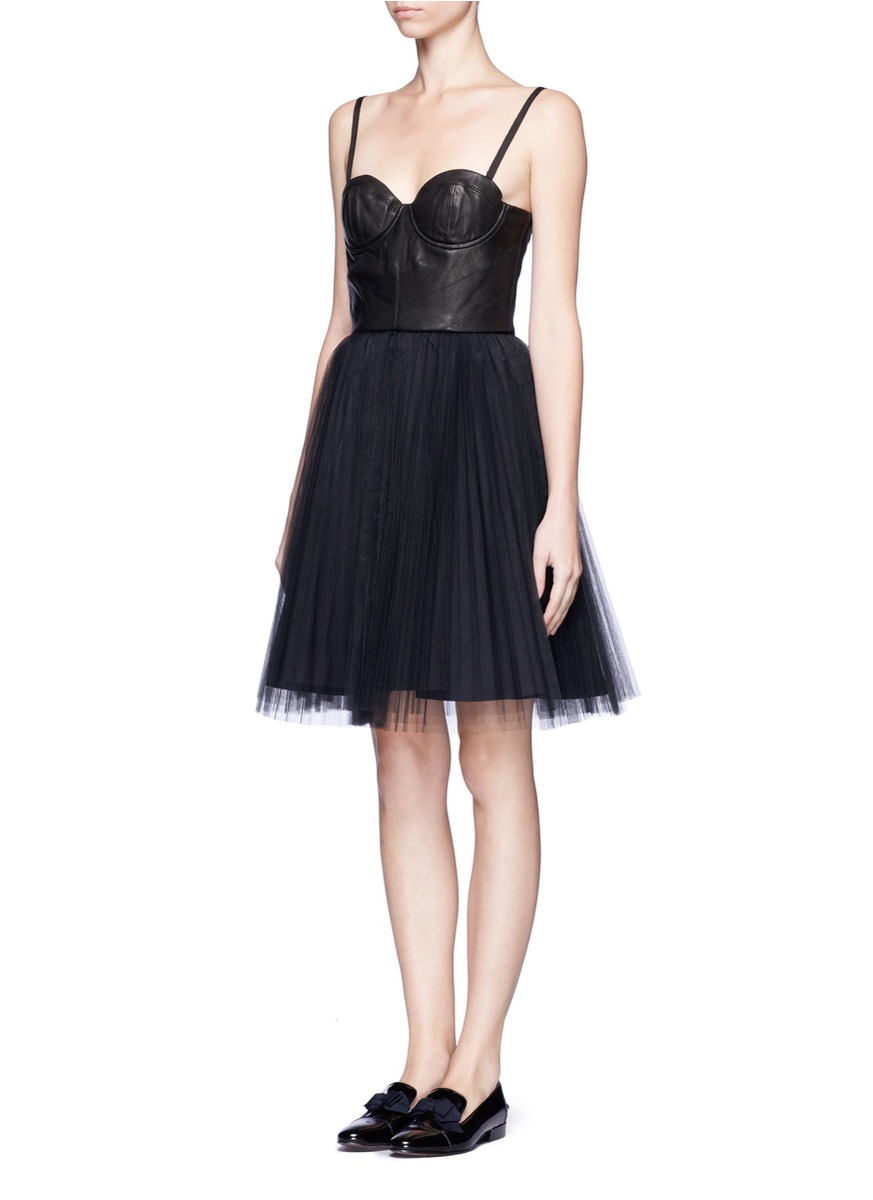 bodice tulle dress