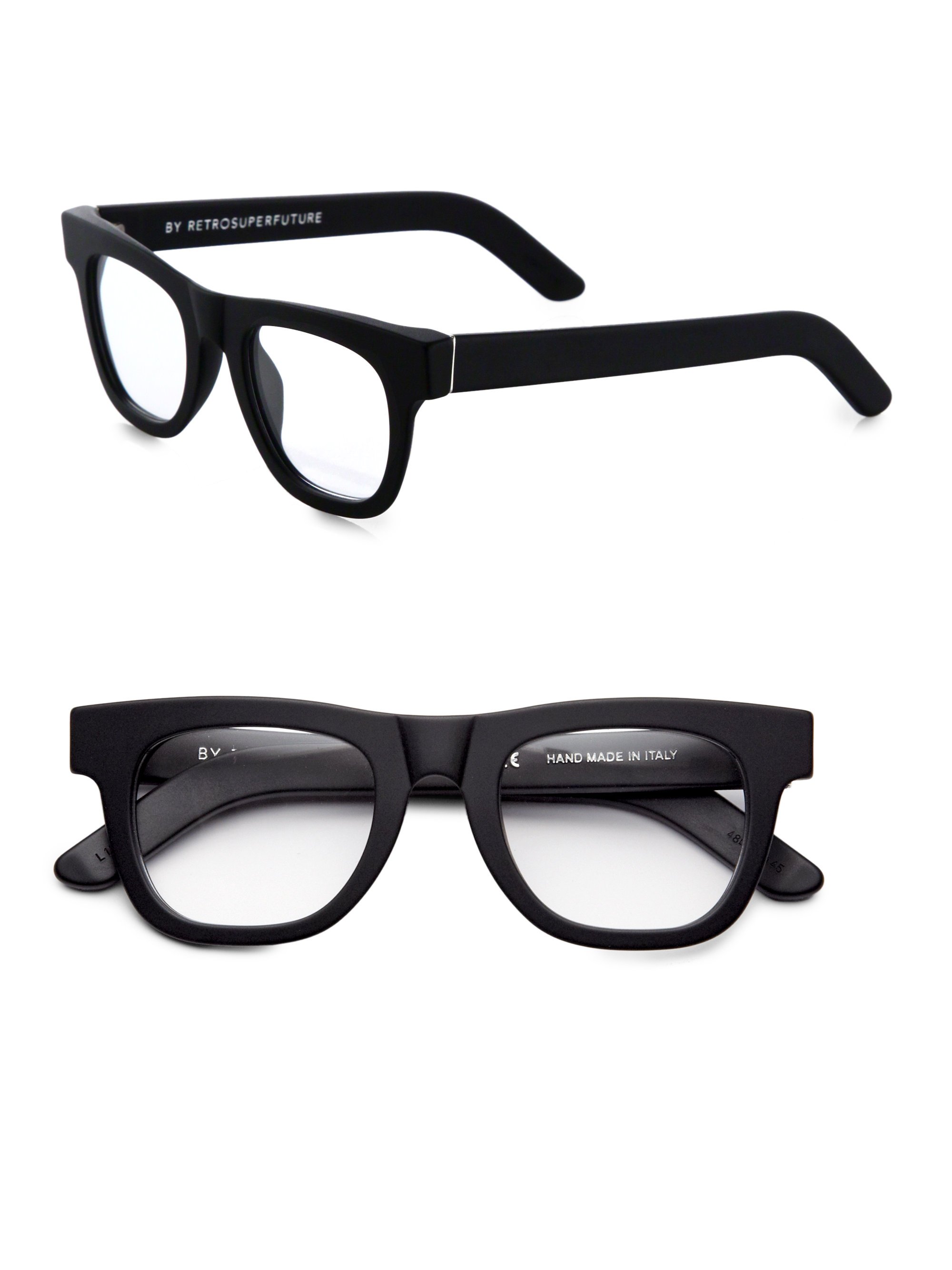 Lyst Retrosuperfuture Matte Optical Ciccio Eyeglasses In Black For Men