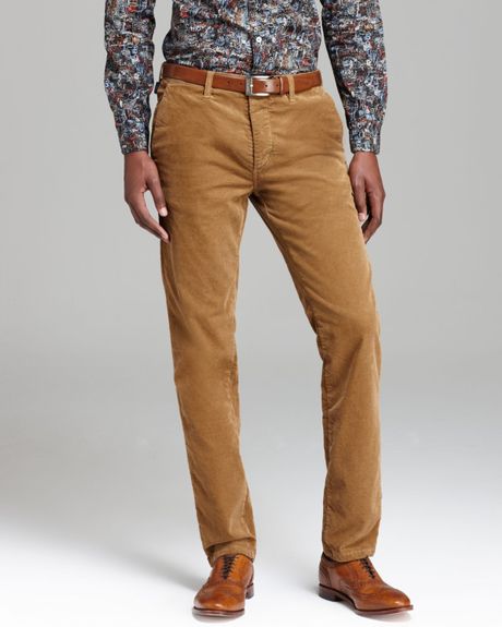 Paul Smith Cords Tapered Slim Fit in Tan in Brown for Men (Tan) | Lyst