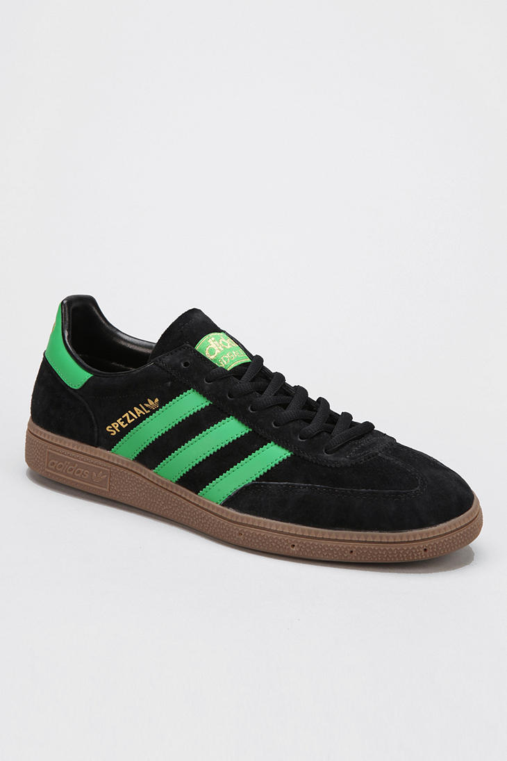 Urban Outfitters Adidas Spezial Suede Sneaker in Green for Men (BLACK ...