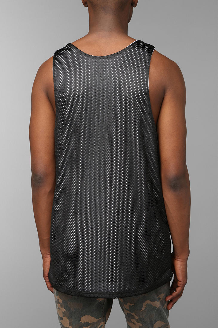 Lyst - Urban Outfitters Brooklyn Mesh Tank Top in Black for Men