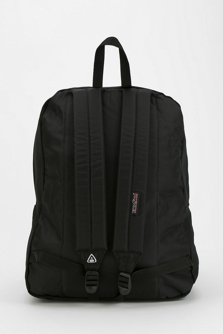 Lyst Urban Outfitters Jansport Hoffman Doublepocket Backpack in Black