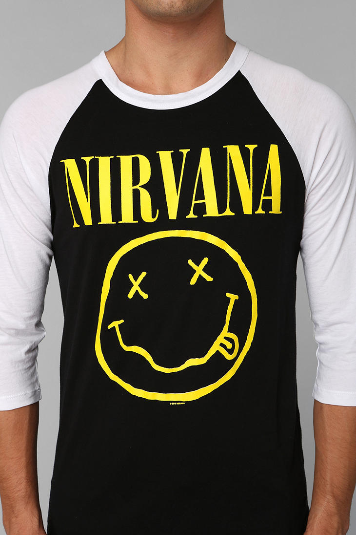 nirvana bleach t shirt urban outfitters