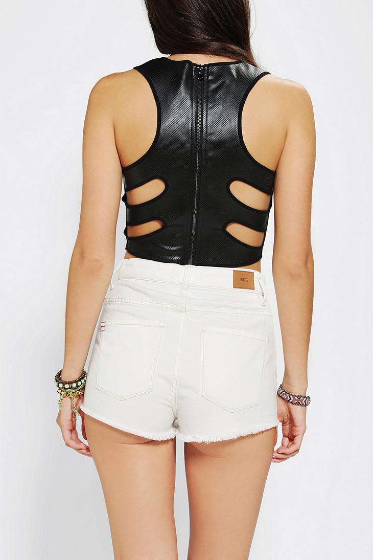 Urban Outfitters Black Crop Top