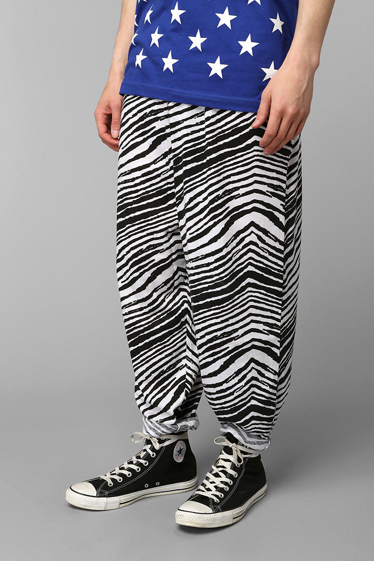 mens zebra pants