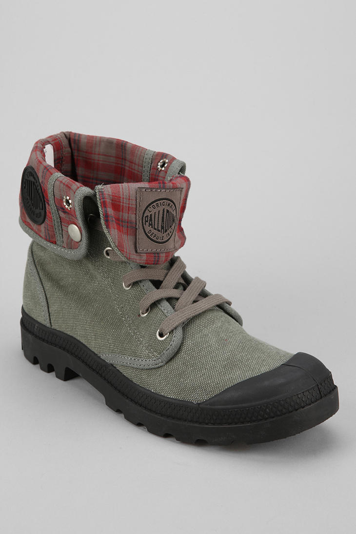 Urban Outfitters Palladium Baggy Canvas Boot in Gray for Men (DARK GREY ...