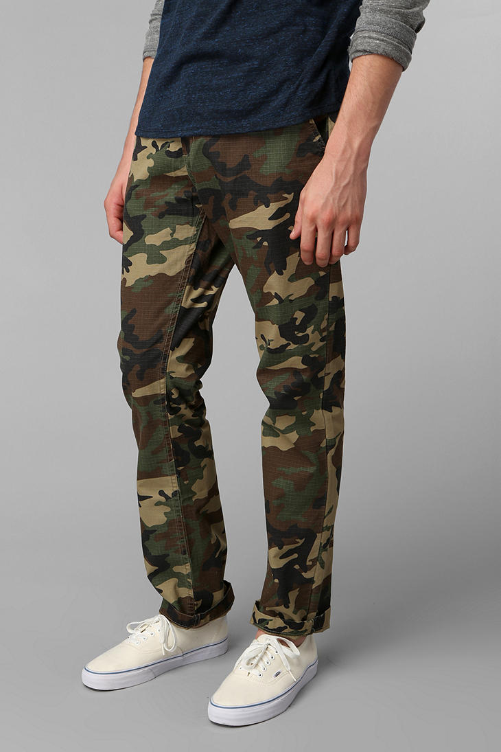 Urban outfitters Obey Recon Field Camo Pant in Green for Men | Lyst