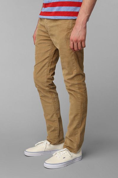 Urban Outfitters Levis 511 Corduroy Pant in Khaki for Men | Lyst