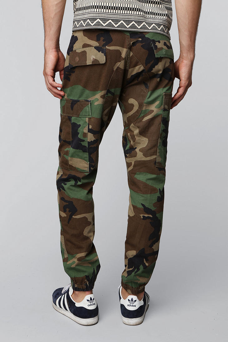 Lyst - Urban outfitters Faif X Urban Renewal Camo Army Pant in Green ...