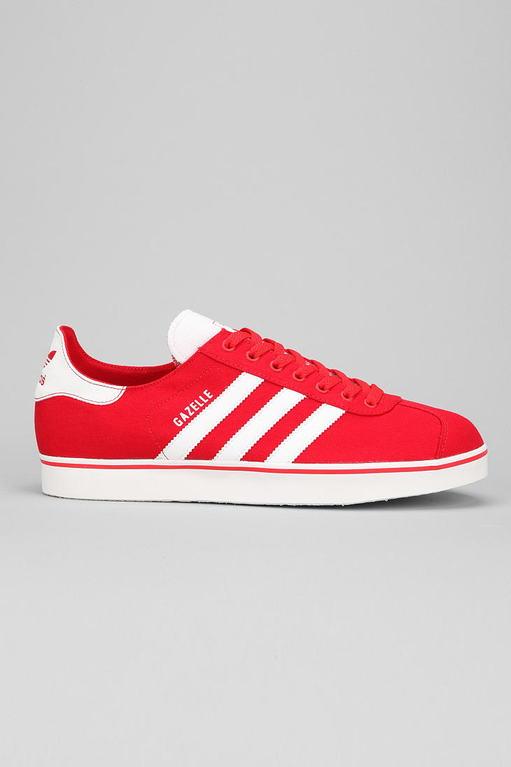 Lyst - Urban outfitters Adidas Gazelle Rst Canvas Sneaker in Red for Men