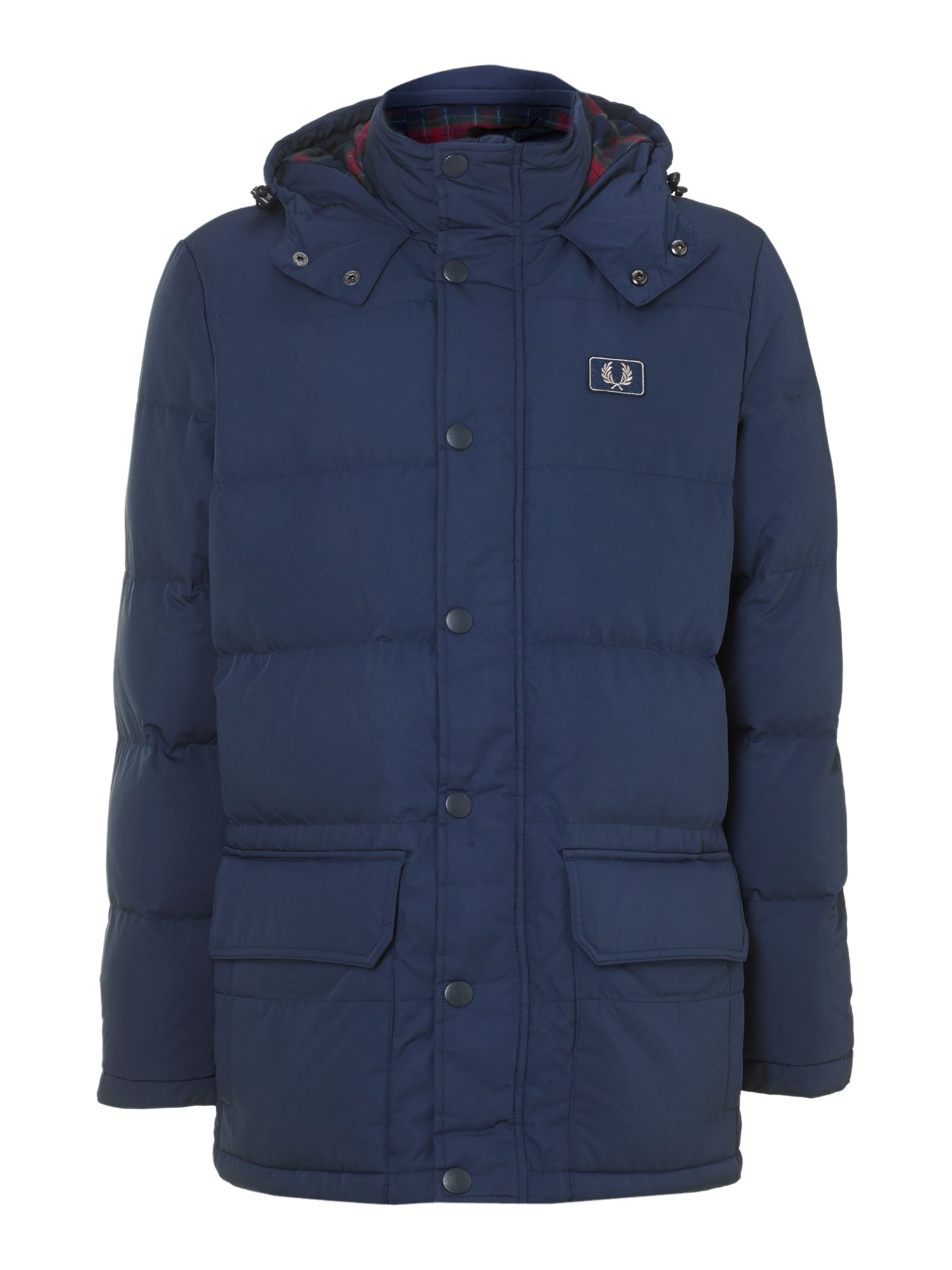 Fred Perry Down Arctic Hooded Jacket in Blue for Men (Navy) | Lyst