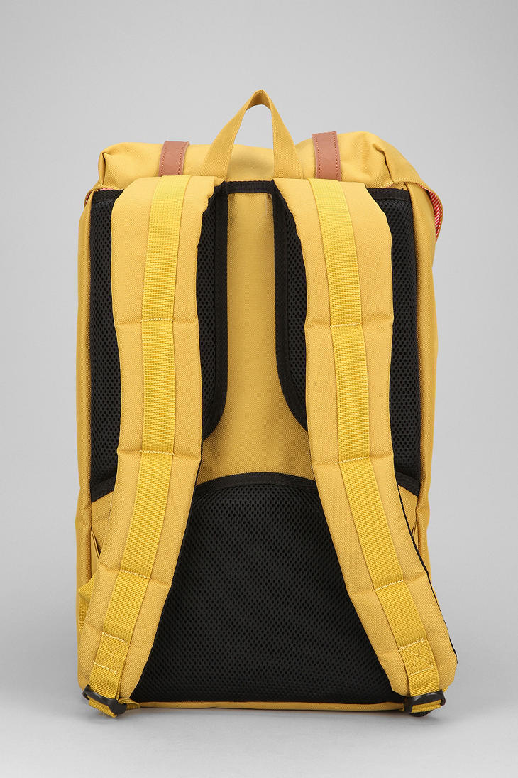 mustard yellow herschel backpack