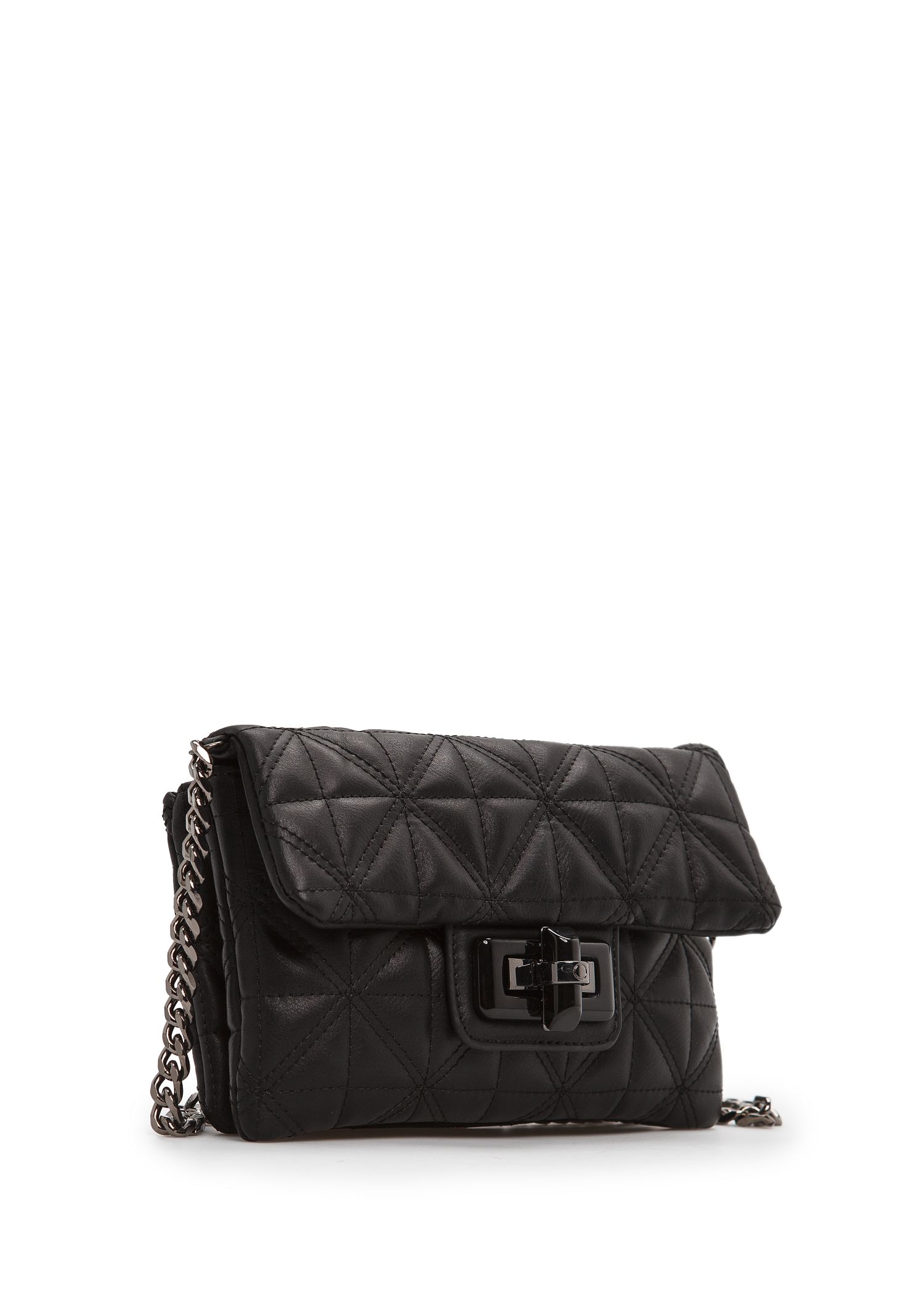 Lyst - Mango Quilted Small Shoulder Bag in Black