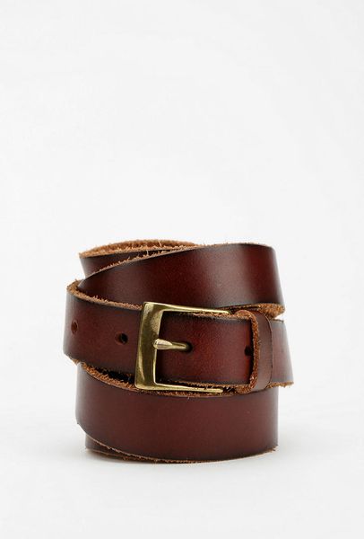 Urban Outfitters Jane Double Wrap Leather Belt in Brown | Lyst