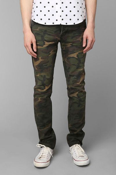 Urban Outfitters Kc By Kill City Faded Waxed Camo Pant in Green for Men ...